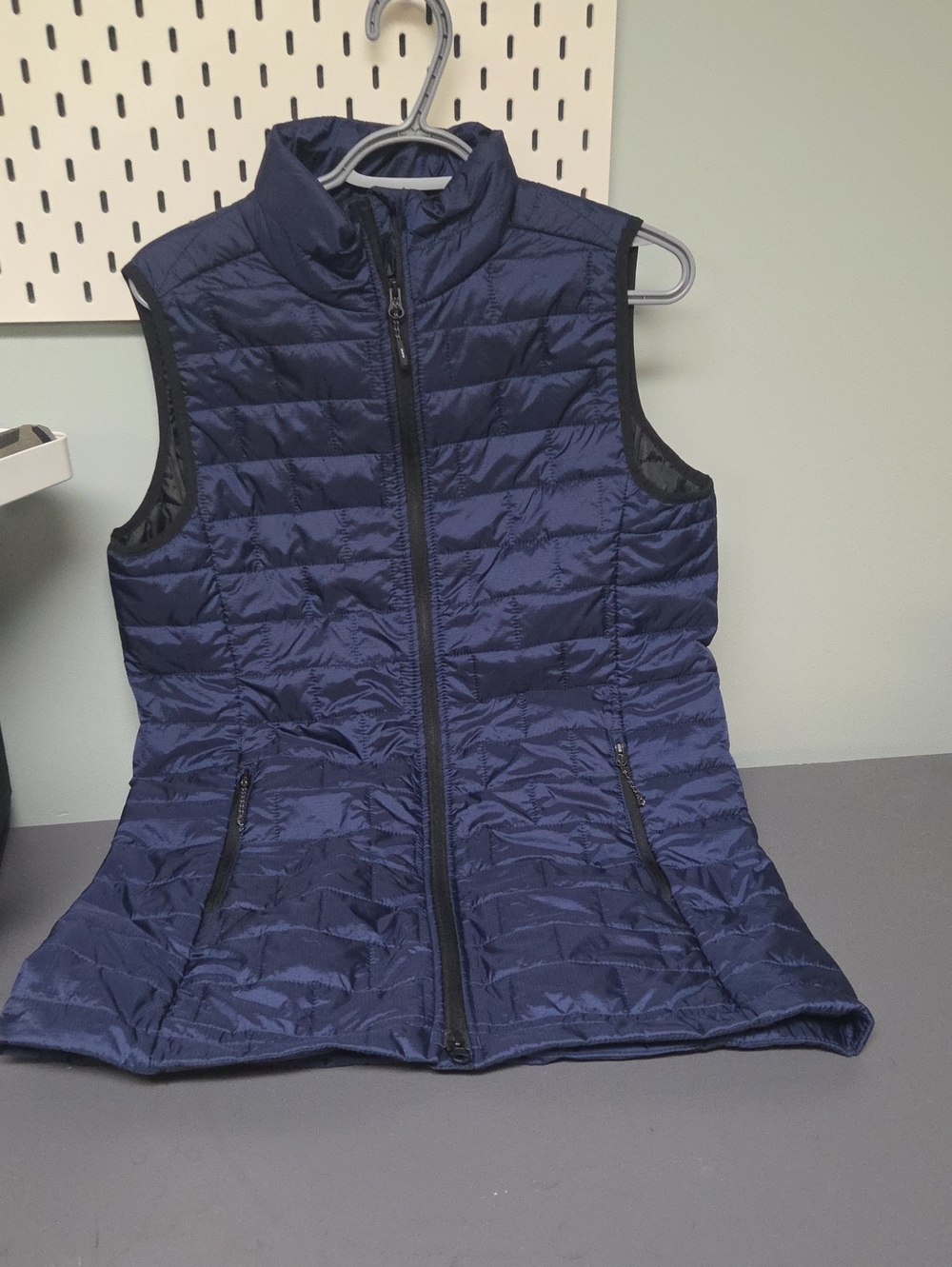 Women's Quilted Navy Packable Vest
